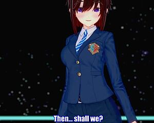 abby and protagonist-kun meet up... for role reversal fun yknow?