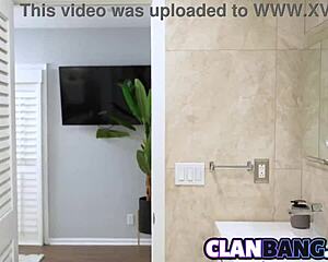 stepbrother rams stiff cock deep in stepsis pussy