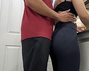 wanna cum all over my maid's fat ass while she cleans the kitchen?