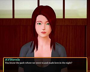 my new family dives into fun game with redhead player