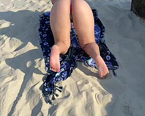 brazilian beach whore blows my cock pov till i burst hard