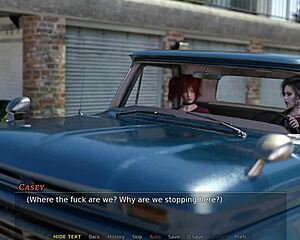 caseys fall 6b unshaved path... my hairy redhead pussy outdoors