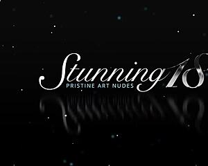 Omg cutie Lucilla R rubs her shaved clit under shower head 😍💦