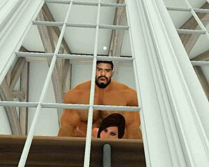 Heyward guides old neighbor through cumback workout routine