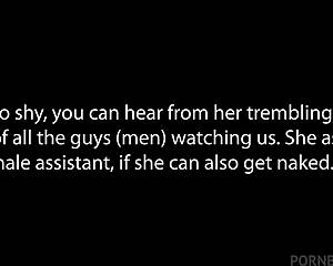 mih ninfetinha's first public outing starts shy in front of crowd