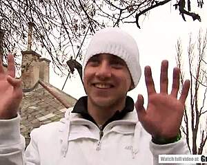 whoa that hairy granny's pussy gets banged so hard by those young guys 😱💦