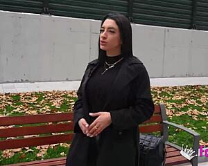 Nelia Estrada Huge Tits Flash Madrid Streets Quick Public Fuck?