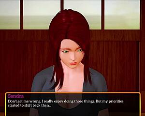 my new family dives into fun game with redhead player