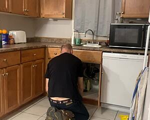 Plumber Pounds Petite Teen's Tight Virgin Pussy Before Prom