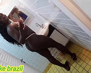 fernanda chocolate's big black ass takes monster cock anal from kitchen to bedroom