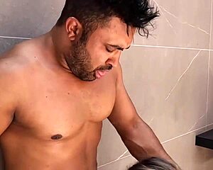 Cum hard on his huge cock at motel party then swallow load 😍💦