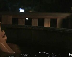 See Gaby Hoffmann and Cherry Jones topless in see-through outfits teasing big tits