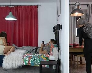 i sneak in and seduce sister's husband in kitchen