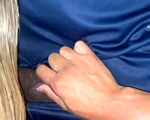 wife cheats on hubby in street after car runs out of gas cuck hugs bull