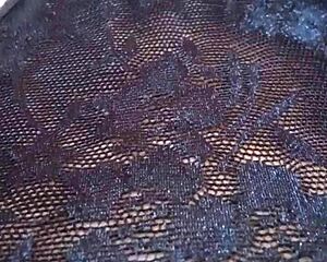 Slut flashes shaved pussy and slips wet panties off