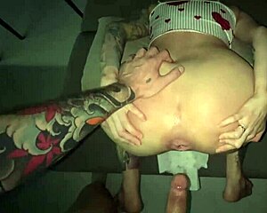 Damn this redhead fuck doll takes monster cock anal doggystyle 😈💦