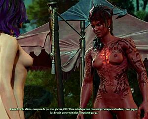 baldur's gate iii bonus chapter features hot lesbian boob play