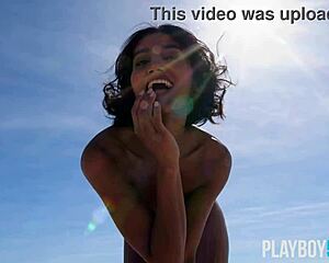 Indian Brunette Curvy Milf Exposes Big Tits and Bubble Butt in Lingerie