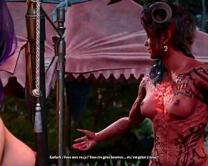 baldur's gate iii bonus chapter features hot lesbian boob play