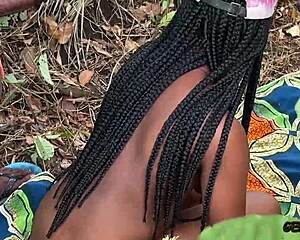 baba meets her best ebony lover for big tits cowgirl ride n doggy action