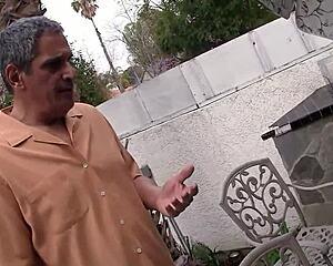 mature wife catches teen babysitter and hubby joins for wild ffm threesome