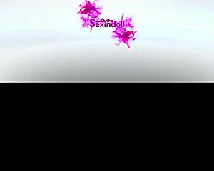 super realistic tpe fuck doll with fake tits takes pounding like a real slut!