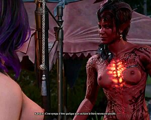 baldur's gate iii bonus chapter features hot lesbian boob play