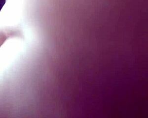 stepmom plays pussy in tub sucks stepsons cock rides cum on tits