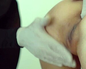 so the indian husband and wife finally try that big black cock doggystyle bent over together