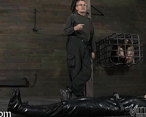 Angel endures brutal senseless caning punishment relentlessly