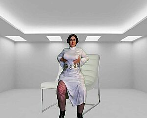 granny princess leia gets fingered and eaten by vader