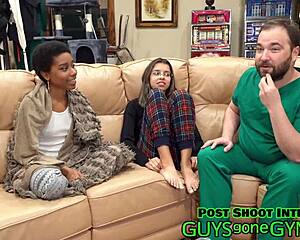 Ever wonder what happens backstage when dr. aria nicole milks cum from patients? Check guysgonenyc.com!