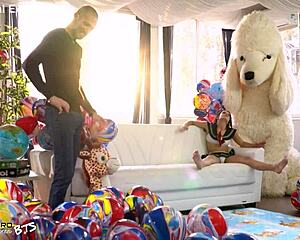 bts bambolina's first gaping anal pee drink rough cum ass fill