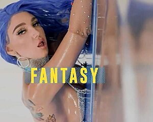 Danny D Pounds Ella Hughes' Shaved Pussy Doggystyle After Interview Blowjob!