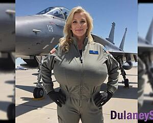 her huge saggy tits bounce wildly as curvy mommy craves sex