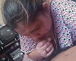 What if your suegra gave the sloppiest mamada ever, bareback and cum-drenched?