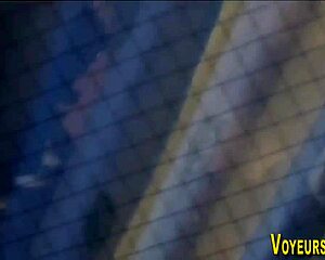 Outdoors Japanese brunette babe licks lesbian partner's pussy and nipples