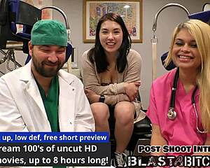 mina moon's pussy blasted with hot cum in backstage pov, she spreads wide