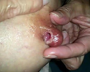 oh god her extreme nipple piercings stretched so wide