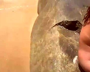 Nude Beach Flasher Shows Off Young African Curves!