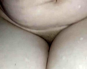 mature italian milf's huge pussy squirts milk from big nipples on machine