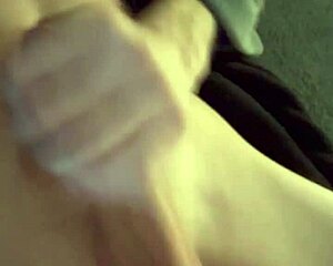 roger woody strokes his shaved monster bwc solo