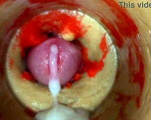 Camera Buried Deep in Tight Pussy Catches Monster Cock's Huge Cum Explosion Creampie 4K