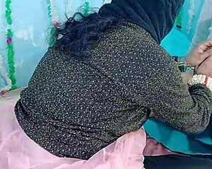 Desi bride's wedding night missionary pussy pounding revealed