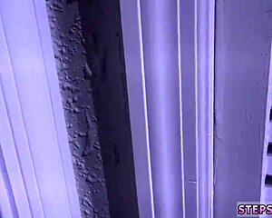 blonde college sis with big blue eyes gets fucked first time after suspension 😈🔥