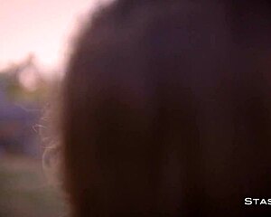 katya and danica's petite blonde tits peek from sheer panties