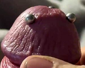 solobdsmman unveils huge new piercing in debut cumshot session