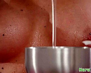 stunning brunette masseuse danae mari with big ass and tats fucks client in nuru gel