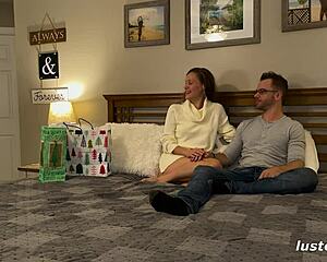 i'm shakin' with atreus vibratin' mariah's shaved pussy to orgasm