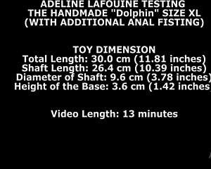 i can't believe how adeline lafouine takes that handmade dolphin size xl deep with extra anal fisting twt054 it gapes her so wide